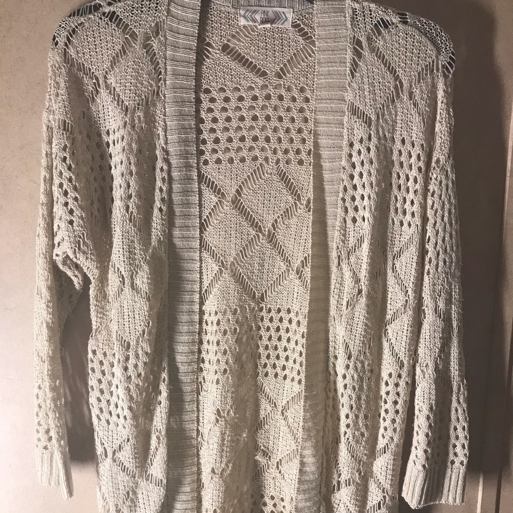 Laced cardigan